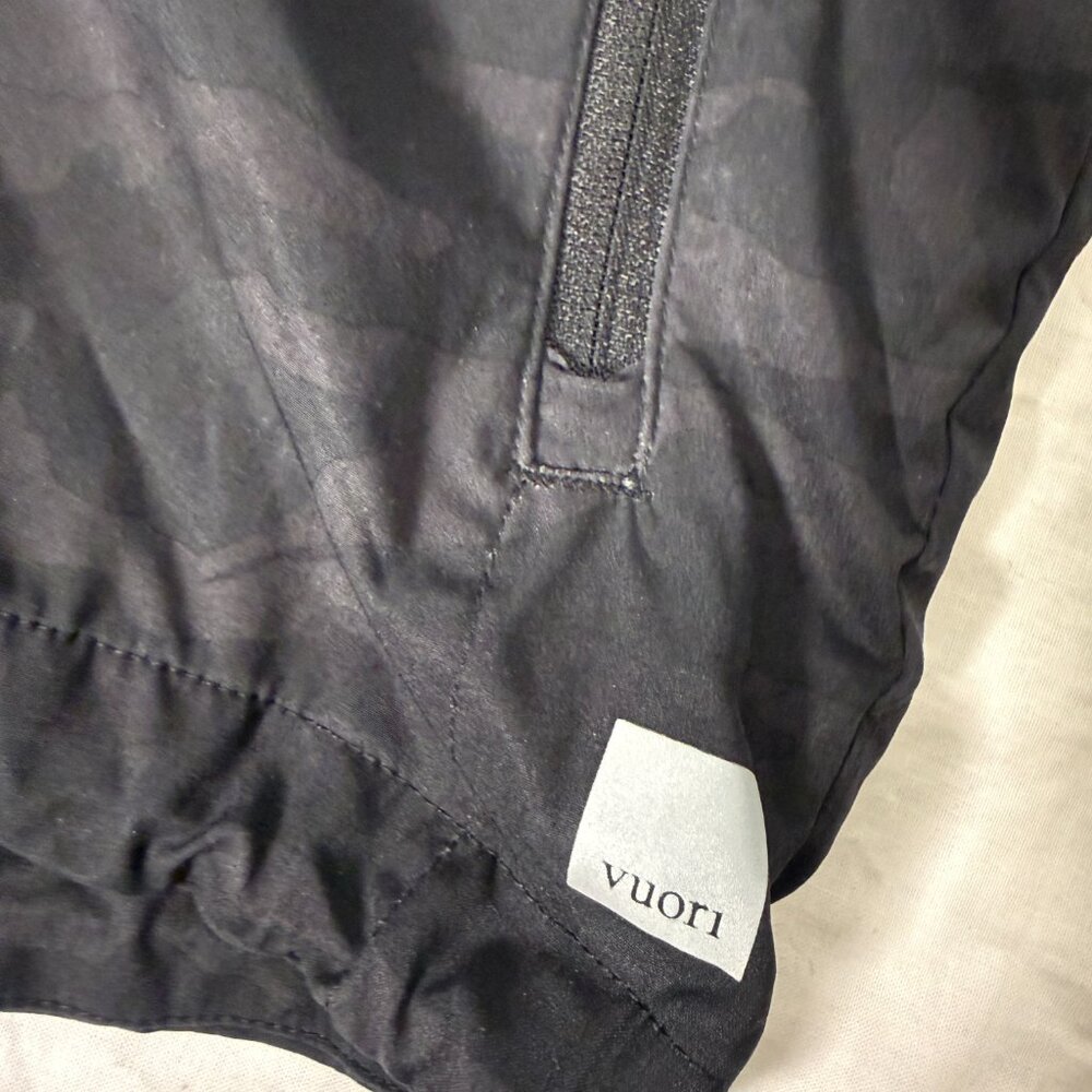 Vuori Full Zip Hooded Black Camo Jacket Size Small - Picture 10 of 14